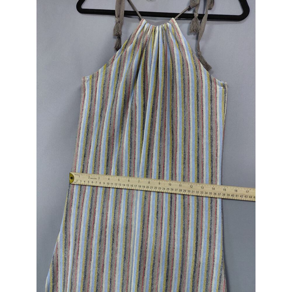 Zara Trafaluc Multicolor Maxi Knit Striped Lightweight Dress Women Size S - Picture 9 of 12